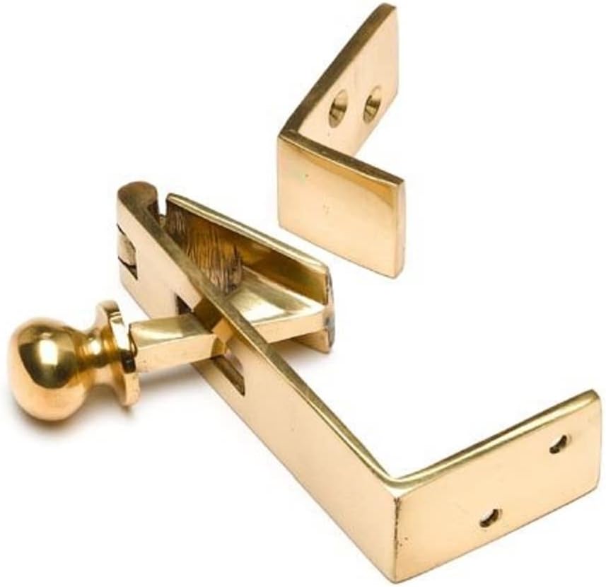 Bulk hardware BH01712 Counterflap Catch Polished Brass