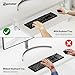 Keyboard Tray Under Desk, Pull Out Keyboard Tray with C Clamp Mount, 25.6