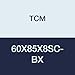 TCM 60X85X8SC-BX NBR (Buna Rubber)/Carbon Steel Oil Seal, SC Type, 2.362" x 3.346" x 0.315"