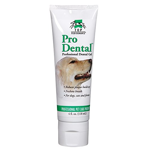 Top Performance ProDental Gel — Soothing and Effective Gel for Cleaning Pets' Teeth and Gums, 4-Ounce