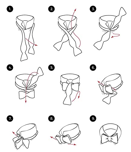 Image of DiBanGu Paisley Bow Ties for Men Silk Self Tied Bowtie and Pocket Square Cufflinks with Lapel Pin for Wedding Party