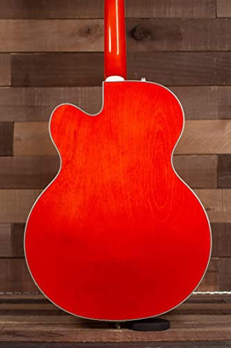 Gretsch G5420T Electromatic Classic Hollow Body 6-String Single-Cut Electric Guitar With Bigsby, Laurel Fingerboard, And Set-Neck Maple Neck (Right-Hand, Orange Stain) #TOP1
