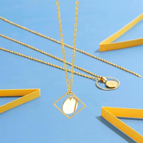 image for PH PandaHall 33 ft Necklace Chains 2.2mm Golden Iron Cross Chains Link