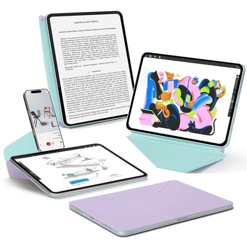 Image of MOFT Dynamic Folio Case for iPad Pro 12.9 inch (6th 2022 | 5th 2021 | 4th 2020), Slim Magnetic Stand Case with 20+ Viewing Angles, Auto Wake /Sleep, Ultra Thin, Peony
