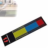 Mixtric Colchoneta Salto Largo Pie 3MM Grosor, Cojín Entrenamiento para Niños y Adultos, Medición Salto Largo para Ejercicios Escolares y Domésticos, Colchoneta Gimnasio Antideslizante,350 * 90mm