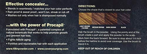 LISA RACHEL Cyg Fill in Powder Men, Dark Brown miniatura 2