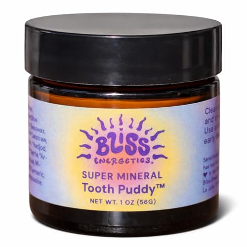 Bliss Energetics Remineralizing Tooth Puddy | Fluoride-Free with Hydroxyapatite | Remineralization | All Natural Ingredients & Preservative Free | Mineral-Rich Spot Treatment 1oz