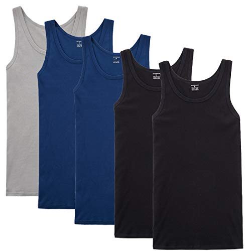 Camiseta tirantes hombre NUOZA pack anti rozaduras de algodón puro que evita el sudor