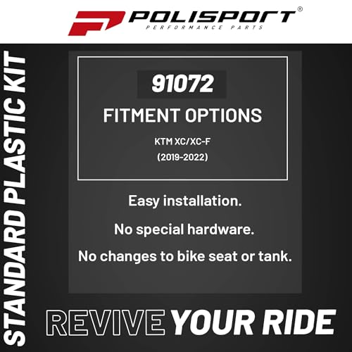 Polisport 91072 - Polisport Mx Plastic Replica Kit Per Chi Cerca La Qualità Oem Per Moto Ktm In Colore Arancia - 3