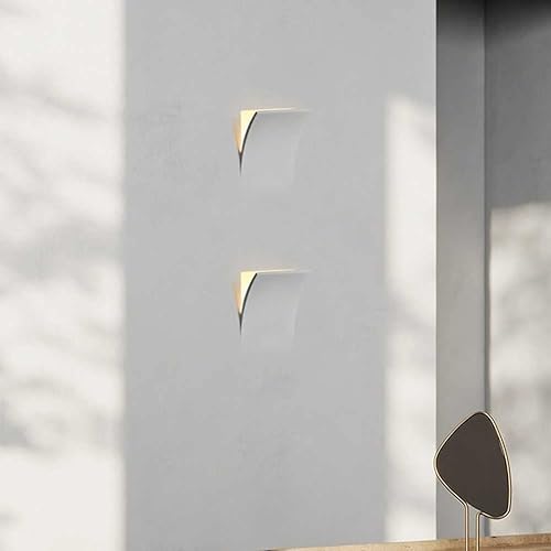 Miniatura 8 de ZDLZDG Lámpara de pared de yeso moderna Simplicity para sala de estar pasillo lámpara de pared empotrada para dormitorio lámpara de noche combina