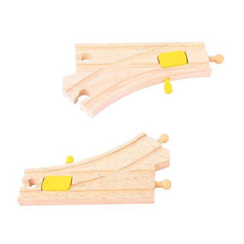 Bigjigs Rail Desv?os MEC?nicos (Paquete de 2)