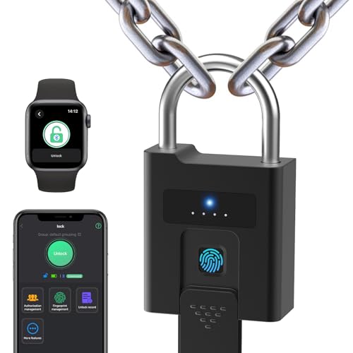 Cadenas Biométrique Intelligent À Empreintes Digitales, Sans Clé