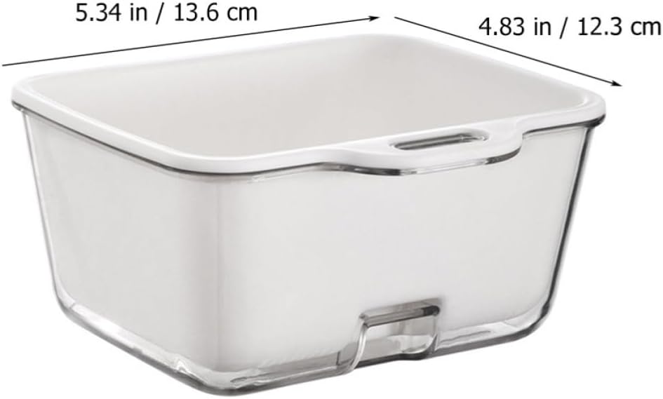 Alipis Multifunctional Double Layer Kitchen Washing Basket Strainer for Fruits and Vegetables, Sturdy Plastic Material with Dual Use, for Daily Use and Outdoor Camping