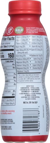 Premier Protein Shake, Strawberries & Cream, 30g Protein, 1g Sugar, 24 Vitamins & Minerals, Nutrients to Support Immune Health,11.5 fl oz - Thumbnail 3