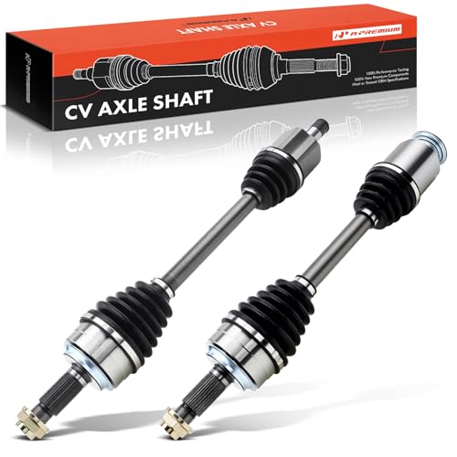A-Premium Pair (2) Front CV Axle Shaft Assembly Compatible with Honda Pilot 2009-2011 3.5L & Acura MDX 2007-2009 3.7L, Driver and Passenger Side, Replace# 44305STXA02, 44306STXA02