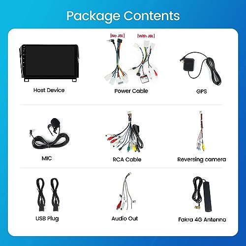 RONGJI Car Stereo for Toyota Tundra 2007-2013, 4+64GB, 8-Core Android 11, GPS Navigation, Apple Carplay & Android Car, FM/AM, Bluetooth, WiFi, 7 Inch LCD Touch Screen - Image 7