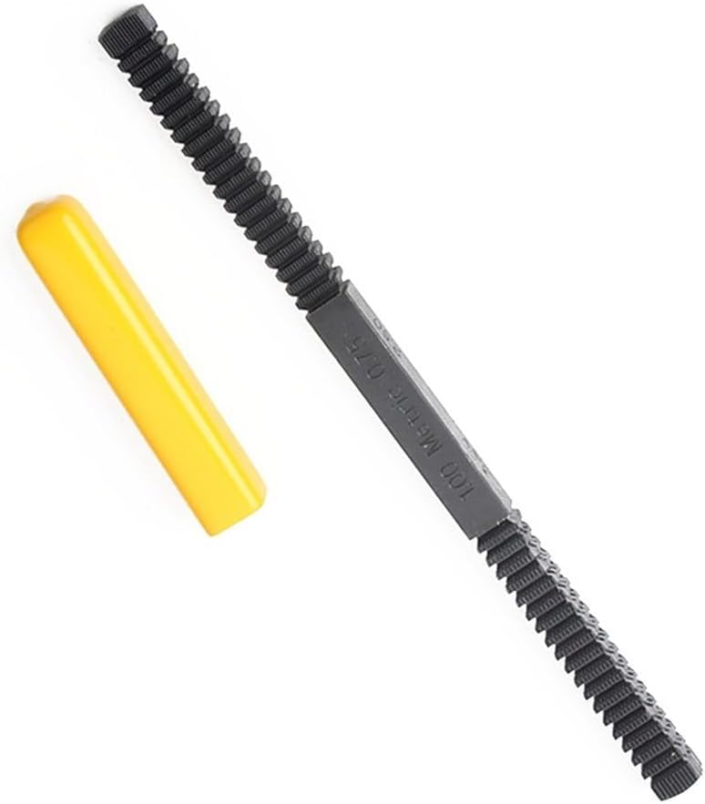 Metric Thread Repair File 0.75-3mm, 8-in-1 Carbon Steel Restoration Tool for Studs Bolts Screws Pipes, HRC48-50 Hardness Hand File for Machinery Auto Motorcycle Maintenance