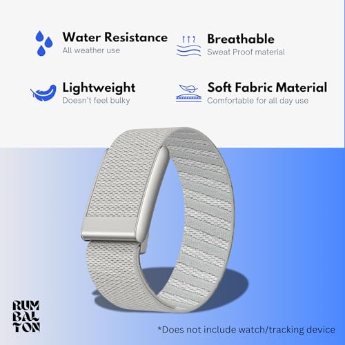 Image of Nylon Strap Compatible with Whoop 5.0 Band Strap - Durable, Adjustable Fitness Tracker Strap | Breathable, Comfortable Bands for Workout, Sleep, and Health Monitoring (Device Not Included) (Desert White)