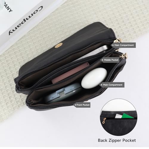 Image of Crossbody Purse, PU Leather Women's Crossbody Handbags Small Crossbody Bags for Women and Girls, Crossbody Handbag
