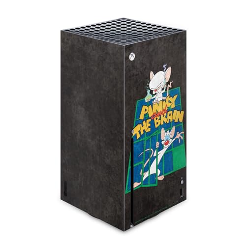 Skin Xbox Series X Animaniacs Pinky et le Brain autocollant vinyle de console