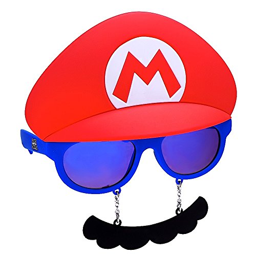 Costume-Sunglasses-Nintendo-Mario-Mustache-Sun-Staches-Party-Favors-UV400