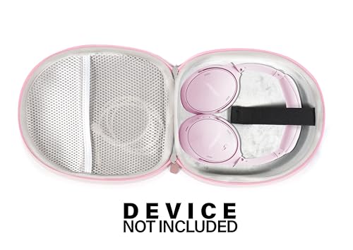 Image of Case for Bose QuietComfort Bluetooth Headphones with Microphone, QuietComfort 45, 35, 35 II, Replacement case only (Pink)