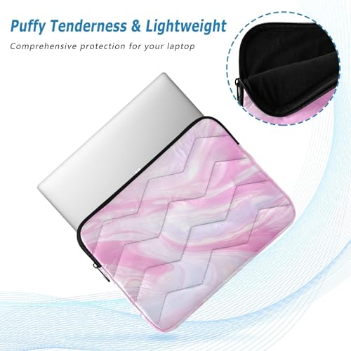 Funda para portátil de 13-14 pulgadas con diseño mármol rosa miniatura 5