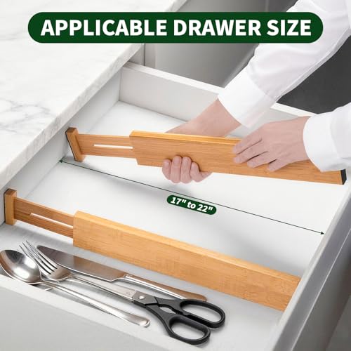 CMOOD-6-PCS-Bamboo-Drawer-Dividers-Kitchen-Drawer-Dividers-17-22-Expandable-Adjustable-Bamboo-Drawer-Dividers-Organizers-for-Kitchen-Clothes-Dresser-Bedroom-Home-Office-Spring-Loaded