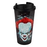 Stephen Kings ES to Go Thermo Becher Pennywise 450ml Kunststoff schwarz