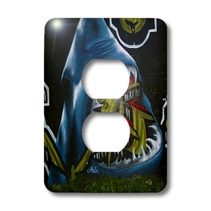 Shark Attack solution pour habiller 2 prises murales avec style - 3