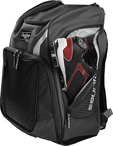 Sac à dos de baseball Rawlings ventilé avec compartiment crampons