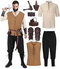 Costume Set With Light Brown Vest