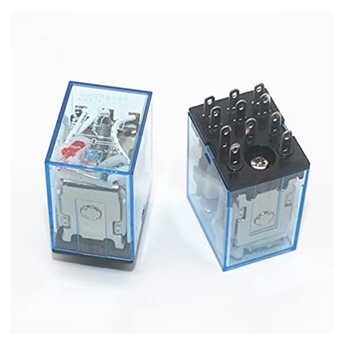 Relé electromecánico 11pin con luz LED para control seguro de circuitos de 5A 7