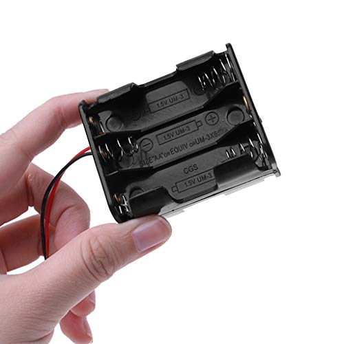 Clip Houder 6AA 2A Batterij Opslag 9V Diy Accumulatoren Power Box Case Draad Leads Zwarte Kabels Backup Lader… - Afbeelding 7