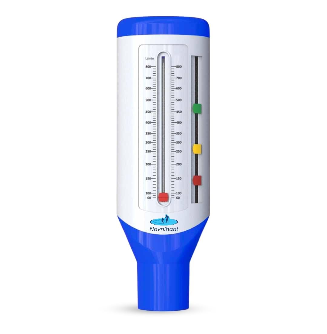 Navnihaal(r) Mechanical Air Flow Meter, Air Flow Velocity Tester for PEF, Track Any Changes in Peak Air Flow