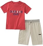 Calvin Klein Boys' 2 Pieces Shorts Set