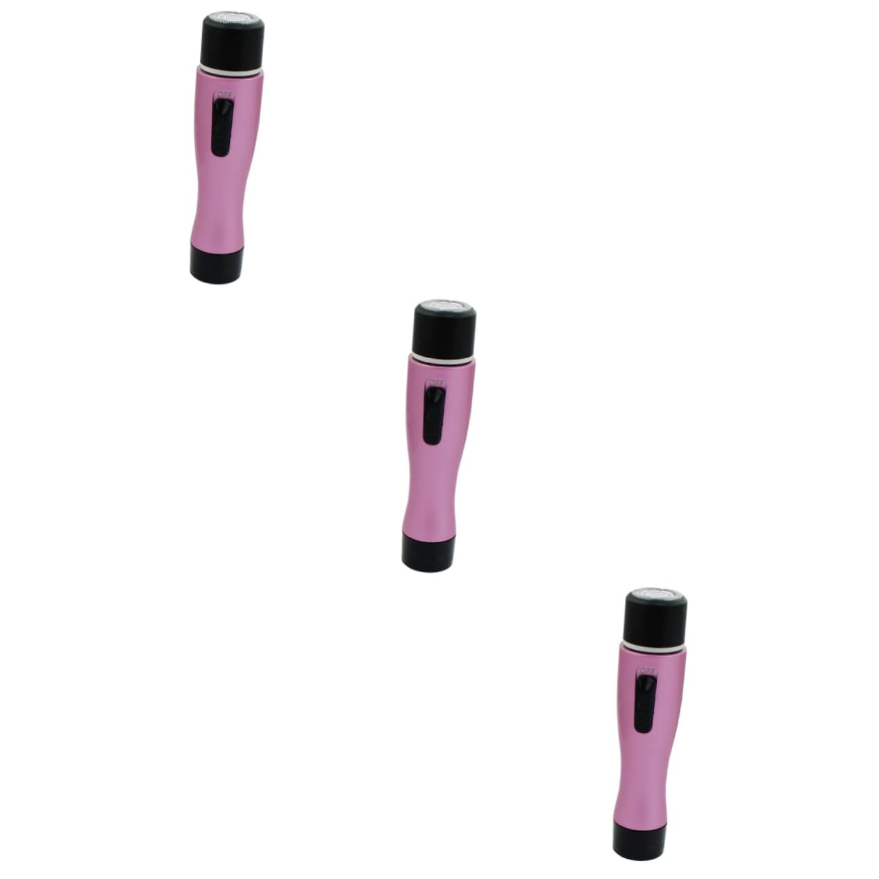 Angoily 3pezzi Rasoi Elettrici Per Donne Epilatore Faciale Inossidabile Rimozione Indolore Per Viso Ascelle Gambe e Bikini Design Compatto e Portatile