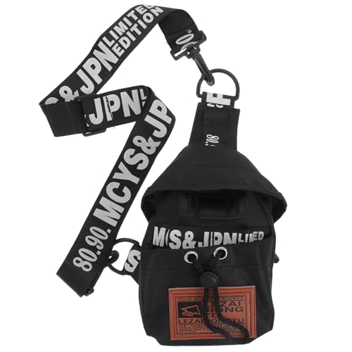 Chest Pack - Vintage Purse for Women, British Style Shoulder Bag, Adjustbale Crossbody Bag, Stylish Hiking Travel Bag 12 x 7 x 20 cm