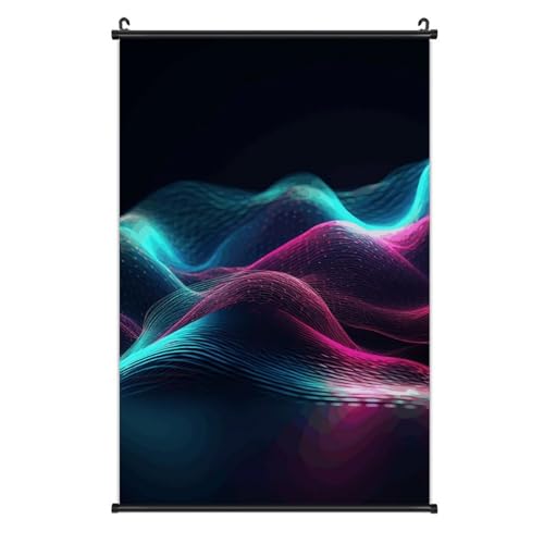 Poster sur toile vague decoratif pour sublimer votre espace de travail et salon moderne