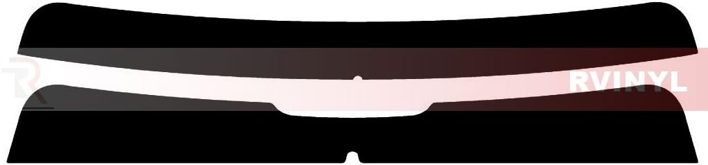 Rvinyl Window Tint Kit Compatible with GMC Sierra 2001-2006 4 Door - 5% - Single Ply No Bubble Film - Do it Yourself Vehicle Windshield Visor Strip