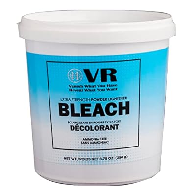 VR Blue Bleaching Hair Powder Extra Strength Lightener & Toner by Cocohoney, Made in Italy (8.75 oz (250 g))