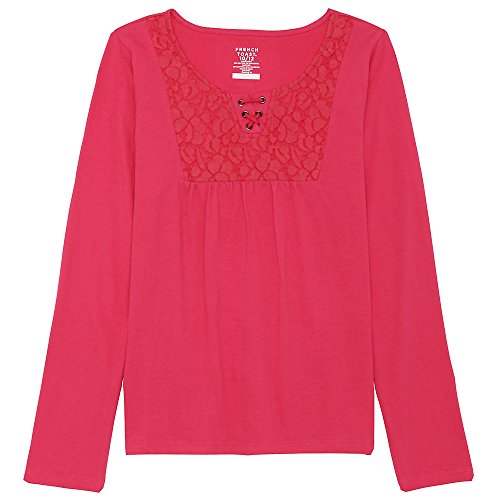 Top paysan fille fuchsia confortable pour bouger libre
