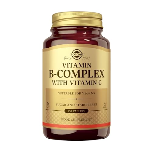 Solgar Vitamina B-Complex con Vitamina C | 250 Comprimidos | Contribuye al metabolismo energético · Favorece el sistema inmunitario