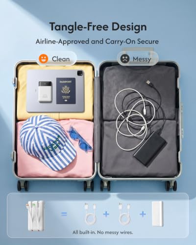 VEGER 10000mAh 0.4lb Fast Charging Portable Charger with Built-in Cables - image 4
