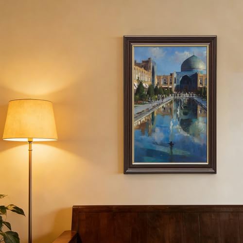 Tableau mosquée persane Ispahan pour habiller un mur de salon