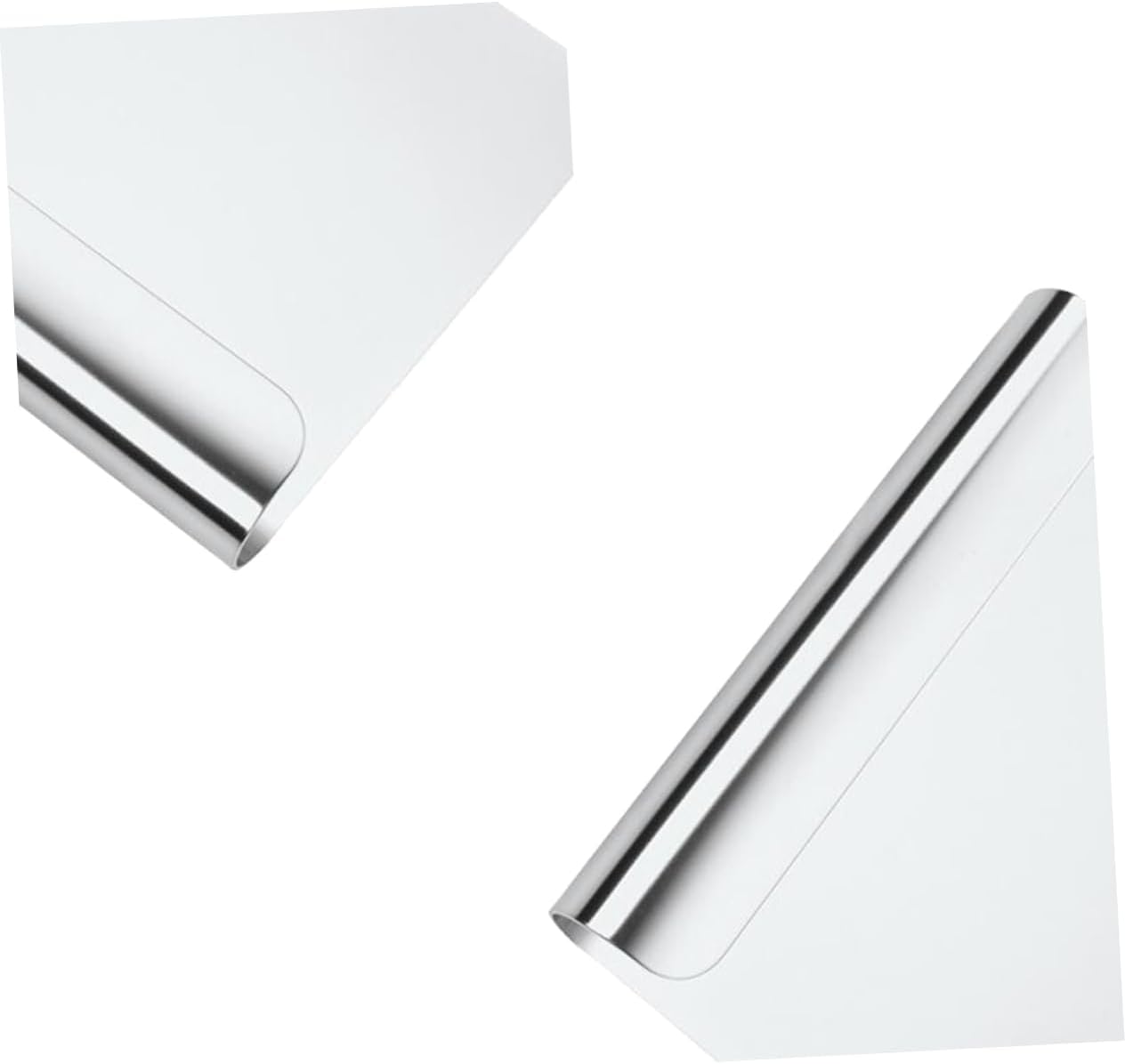SHOWERORO 2pcs Stainless Steel Dough Cutter Scraper for Pizza Pastry and Baking Easy Grip Versatile Kitchen Tool for Cutting and Scraping Dough