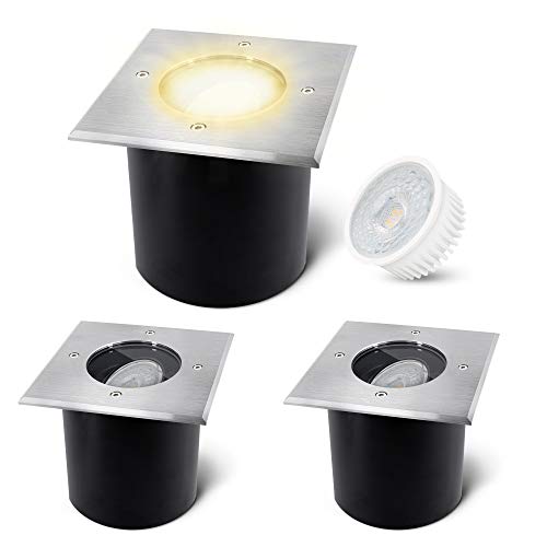 SSC-LUXon 3 pezzi JADINA Faretto da incasso piatto...