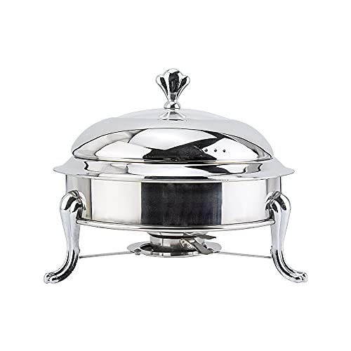 Plateau chauffant chafer avec couvercle pour cuisine et traiteur