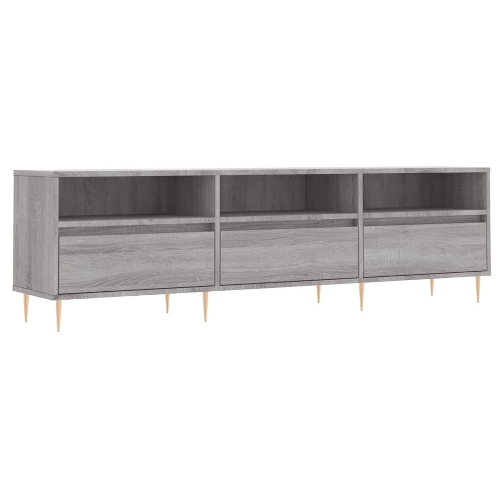 Mobile TV grigio Sonoma 150 x 30 x 44,5 cm
