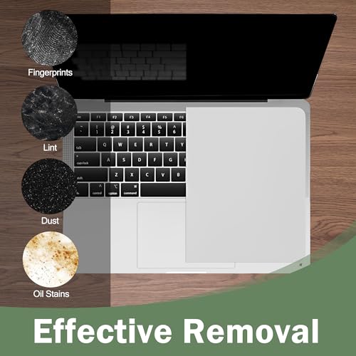 Mikrofaser-Einsatz Reinigungstuch Kompatibel MacBook 13/14 Zoll – Entfernt Fingerabdrücke von Bildschirm und Tastatur Abdeckungen Hochwertiger Bildschirm Tastaturschutz für MacBook und Laptop Zubehör